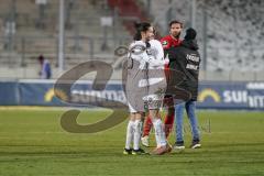 3. Liga - FSV Zwickau - FC Ingolstadt 04 - Spiel ist aus, 0:2 Sieg für Ingolstadt, Jonatan Kotzke (25 FCI) Marcel Gaus (19, FCI)