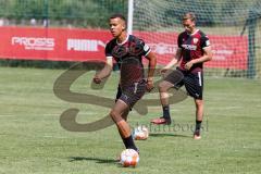 3. Liga; FC Ingolstadt 04 - Trainingslager Südtirol, Marcel Costly (22, FCI) Tobias Schröck (21, FCI)