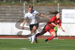 2023_10_22 - 2. Bundesliga - Saison 2023/24 - FC Ingolstadt 04 Frauen - FSV Gütersloh - Pija Reininger (Nr.21 - FCI Frauen) - Baum Celina weiss Gütersloh - Foto: Meyer Jürgen