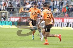 3. Liga; SV Sandhausen - FC Ingolstadt 04; Felix Keidel (43, FCI) Zander Luca-Milan (19 SVS) Ognjen Drakulic (30, FCI)