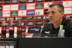 3.Liga - Saison 2022/2023 - FC Ingolstadt 04 -  - Pressekonferenz - Cheftrainer Michael Köllner (FCI)-  - Foto: Meyer Jürgen