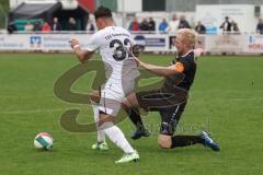 Bezirksliga - Saison 2025/26- TSV Gaimersheim - TSV Rohrbach - Domenic Raimann (Nr.32 - TSV Gaimersheim) - Daniel Rückert schwarz Rohrbach - Foto: Meyer Jürgen