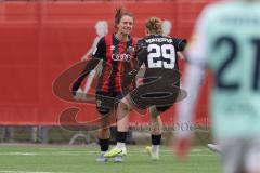 2. Bundesliga Frauen - Saison 2025/26 - FC Ingolstadt 04 Frauen - SG Andernach - Der 2:1 Führungstreffer durch Stefanie Reischmann (Nr.24 - FC Ingolstadt Frauen I) - jubel - Foto: Meyer Jürgen