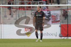 3. Liga - Saison 2025/26 - VFB Stuttgart II - FC Ingolstadt 04  - Enttäuschte Gesichter nach dem 0:1 Führungstreffer - Linus Rosenlöcher (Nr.19 - FC Ingolstadt 04) - Foto: Meyer Jürgen