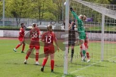 2. Fußball-Liga - Frauen - Saison 2022/2023 - FC Ingolstadt 04 - FFC Turbine Potsdam II - Anna-Lena Fritz (Nr.19 - FCI Frauen) - Lergenmüller Lesley Torwart Potsdam - Foto: Meyer Jürgen