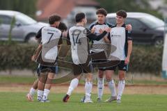 Bezirksliga - Saison 2025/26- TSV Gaimersheim - TSV Ober./Unterh.stadt - Der 0.1 Führungstreffer durch Nail Dizdarevic grau Ober/. Unterh.stadt - jubel - XXXXX - Foto: Meyer Jürgen