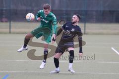 Freundschaftsspiel - FC Fatih Ingolstadt - TV Aiglsbach - Ramazan Kurnaz schwarz FC Fatih - Paul Belousow grün Aiglsbach - Ramazan Kurnaz schwarz FC Fatih - Foto: Meyer Jürgen