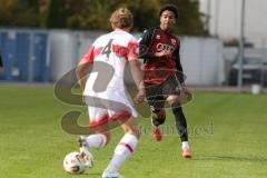 A-Junioren Bundesliga -  Saison 2026/27 - FC Ingolstadt 04 - VFB Stuttgart - Gentges Isaac rot FCI - Neunhoeffer Felix weiss Stuttgart -  Foto: Meyer Jürgen