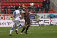 2.BL; FC Ingolstadt 04 - Karlsruher SC; Rico Preißinger (6, FCI) Gondorf Jerome (8 KSC)