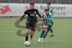 Landesliga Bayern - U17 - B-Junioren - Saison 2022/2023 - FC Ingolstadt 04 II - SV Schalding - Heining  - Stjepanovic Laris schwarz FCI - Foto: Meyer Jürgen