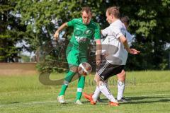 Kreisliga - TSV Baar Ebenhausen - TSV Gaimersheim - Florian Ihring grün Gaimersheim - Maximilian Reichler weiss Ebenhausen - Moritz Heilek weiss Ebenhausen - Foto: Jürgen Meyer