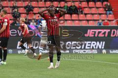 3.Liga - Saison 2022/2023 - FC Ingolstadt 04 -  MSV Duisburg - Moussa Doumbouya (Nr.27 - FCI) - enttäuscht _ Foto: Meyer Jürgen