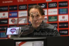 2.BL; FC Ingolstadt 04 - Training, neuer Cheftrainer Rüdiger Rehm, Pressekonferenz, Cheftrainer Rüdiger Rehm (FCI)