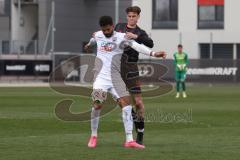 3. Liga - Testspiel - Saison 2025/26 - FC Ingolstadt 04 - SSV 1846 Ulm - Andre Becker (Nr.49 - SSV Ulm) - Tomislav Bagaric (Nr.49 - FCI) - Foto: Meyer Jürgen