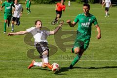 Kreisliga - TSV Baar Ebenhausen - TSV Gaimersheim - Moritz Heilek weiss Ebenhausen - Zoltan Vati grün Gaimersheim - Foto: Jürgen Meyer