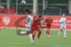 2. Bundesliga Frauen - Saison 2023/24 - FC Ingolstadt 04 Frauen - FC Carl Zeiss Jena - Reininger Pija (Nr.21 - FCI) - Metzner Anika weiss Jena - Foto: Meyer Jürgen