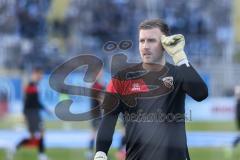 3. Liga; TSV 1860 München - FC Ingolstadt 04; Torwart Boevink Pelle (26 FCI) vor dem Spiel