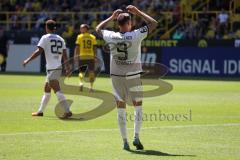 3. Fußball-Liga - Saison 2022/2023 - Borussia Dortmund II - FC Ingolstadt 04 - Patrick Schmidt (Nr.9 - FCI) - Foto: Meyer Jürgen