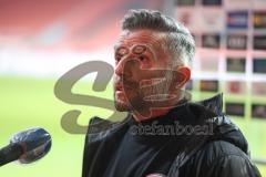 3. Liga - FC Ingolstadt 04 - Türkgücü München - Spiel ist aus Sieg FCI 2:1, Cheftrainer Tomas Oral (FCI) im Interview