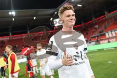 3. Liga; FC Ingolstadt 04 - 
Arminia Bielefeld; Tor Jubel Treffer Sebastian Grönning (11, FCI) zum 1:1 Remis Unentschieden in der letzten Minute der Nachspielzeit.