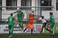 Bezirksliga - Saison 2025/26 - FC Gerolfing - SpVgg Altenerding - Torwart Michael Oblinger (Nr.1 - FC Gerolfing) - Ridwan Bello weiss Altenerding - Foto: Meyer Jürgen