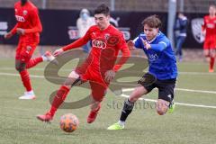 A - Junioren Bundesliga Süd/Südwest -  Saison 2021/2022 - FC Ingolstadt 04 - 1. FC Saarbrücken - Keidel Felix (#8 FCI) - Foto: Meyer Jürgen