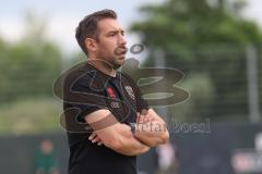 Freundschaftsspiel - Saison 2024/25 - FC Ingolstadt 04 II - TSV Rain/Lech  - Cheftrainer Patrick Schönfeld (FCI U21) - XXXXX - Foto: Meyer Jürgen