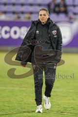 3. Liga; Erzgebirge Aue - FC Ingolstadt 04; vor dem Spiel Cheftrainerin Sabrina Wittmann (FCI)