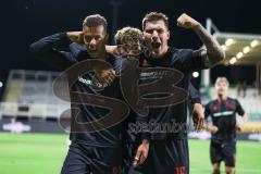 3. Liga; TSV Havelse - FC Ingolstadt 04; Tor Jubel Treffer 2:3 Führung Marcel Costly (22, FCI)Yann Sturm (7, FCI) Jonas Scholz (15, FCI)