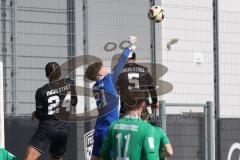 U19 - Nachwuchsliga -  - Saison 2024/25 - FC Ingolstadt 04 - 1. FC Schweinfurth - Emil Schnös Torwart Schweinfurth - Uchechi Duru rot FCI - Foto: Meyer Jürgen