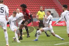 3. Liga - Fußball - FC Ingolstadt 04 - SV Meppen - Francisco Da Silva Caiuby (13, FCI) Piossek Marcus (11  Meppen) Andermatt Nicolas (6  Meppen)