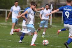 Kreisklasse - Saison 2025/26- TSV Großmehring - SV Oberstimm-  - Leopold Hoch blau Großmehring - Jonas Weidinger weiss Oberstimm  - Foto: Meyer Jürgen