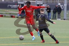 U 14 (C-Jun.) Förderliga BuLi/NLZ -  Saison 2021/2022 - FC Ingolstadt 04 - FC Bayern München - Elem Apemegno rot FCI - Foto: Meyer Jürgen