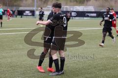 B-Junioren - Bayernliga -  Fc Ingolstadt 04 - TSG 1860 Rosenheim -  Drakulic Ognjen schwarz  FCI  mit dem 2:0 Führungstreffer - jubel - Foto: Meyer Jürgen