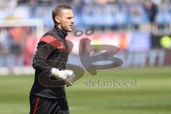 3. Liga; FC Ingolstadt 04 - Arminia Bielefeld; vor dem Spiel Torwart Marius Funk (1, FCI)