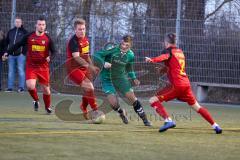 Testspiel - Bezirksfreundschaftsspiel - SV Kasing - TV Aiglsbach - Markus Schmidt grün Aiglsbach - Christian Hartwig rot Kasing - Foto: Jürgen Meyer