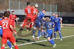 Bayernliga Süd - Saison 2022/2023 - FC Ingolstadt 04 - FC Deisenhofen - Tim Herrn (Nr.16 - FCI II) - Michael Bachhuber blau #10 Deisenhofen - Foto: Meyer Jürgen