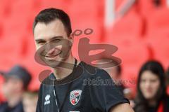 3. Liga; FC Ingolstadt 04 - Erzgebirge Aue; Pressesprecher Manuel Baumgärtner (FCI)