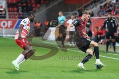 3. Liga; FC Ingolstadt 04 - SSV Jahn Regensburg; Benjamin Kanuric (8, FCI) Diawusie Agyemang (24 SSV)