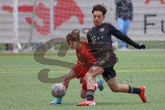 U 14 (C-Jun.) Förderliga BuLi/NLZ -  Saison 2021/2022 - FC Ingolstadt 04 - FC Bayern München - Luca Stark rot FCI - Foto: Meyer Jürgen