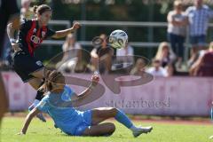 *** 2. Bundesliga Frauen - Saison 2025/26 - FC Ingolstadt 04 Frauen - Victoria Berlin - Annika Kömm (Nr.25 - FC Ingolstadt Frauen I) - Casanovas Diat Laura blau Berlin - Foto: Meyer Jürgen