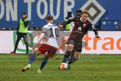 2.BL; Hamburger SV - FC Ingolstadt 04; Maximilian Neuberger (38, FCI) Jatta Bakery (18 HSV)