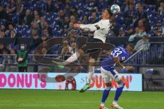 2.BL; FC Schalke 04 - FC Ingolstadt 04; Stefan Kutschke (30, FCI) Thiaw Malick (33 S04)