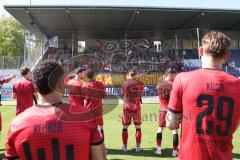 3. Liga - Saison 2025/26 - TSG Hoffenheim II - FC Ingolstadt 04  - Die Mannschaft bedankt sich bei den Fans - XXXXX - Foto: Meyer Jürgen