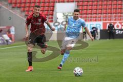 3. Liga - FC Ingolstadt 04 - TSV 1860 München - Stefan Kutschke (30, FCI) Salger Stephan (6, 1860)