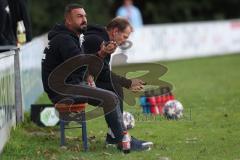 Bezirksliga - Saison 2023/2024 - SV Manching  - VFB Eichstätt II - Cheftrainer Serkan Demir (SV Manching) - Foto: Meyer Jürgen