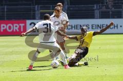 3. Fußball-Liga - Saison 2022/2023 - Borussia Dortmund II - FC Ingolstadt 04 - Justin Butler (Nr.31 - FCI) - Foto: Meyer Jürgen