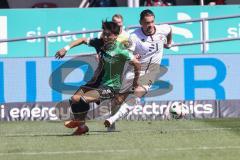 3. Liga; FC Ingolstadt 04 - Hannover 96 II; Matsuda Hayate (3 H96) Pascal Testroet (37, FCI)