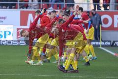 2.BL; FC Ingolstadt 04 - FC Schalke 04; vor dem Spiel Warmup Filip Bilbija (35, FCI) Christian Gebauer (22, FCI)