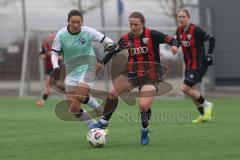 2. Bundesliga Frauen - Saison 2025/26 - FC Ingolstadt 04 Frauen - FFC Turbine Potsdam - Stefanie Reischmann (Nr.24 - FC Ingolstadt Frauen I) - Okuma Rana weiss Potsdam - Foto: Meyer Jürgen